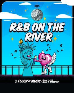 flyer for R&B on the RIVER - Hip Hop & R&B Boat Party Yacht Cruise NYC