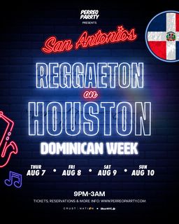 flyer for Dominican Parade Week Reggaeton on Houston - Latin & Reggaeton Party NYC