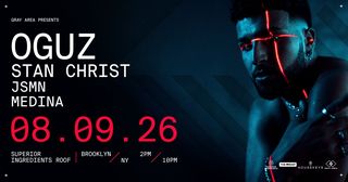 flyer for OGUZ with Stan Christ & Guests