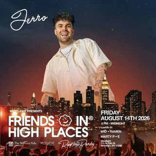 flyer for Friends In High Places feat. Jerro