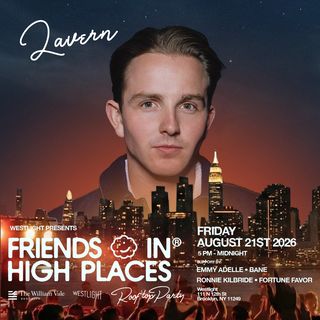 flyer for Friends In High Places feat. LAVERN