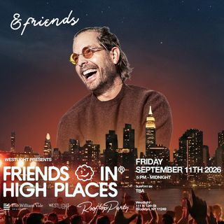 flyer for Friends In High Places feat. &friends