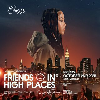 flyer for Friends In High Places feat. Jazzy