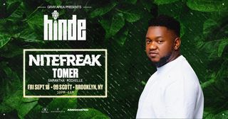 flyer for Nitefreak presents HiNDE