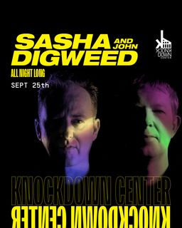 flyer for Sasha & John Digweed: All Night Long