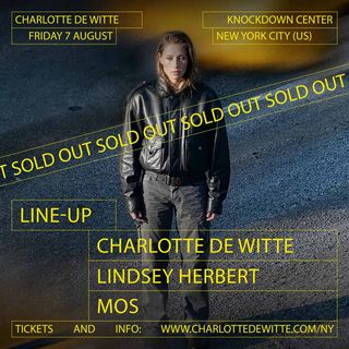 flyer for Charlotte de Witte, Lindsey Herbert, Mos
