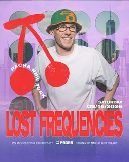 flyer for Lost Frequencies