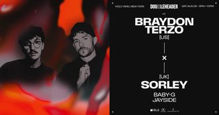 flyer for DOUBLEHEADER: Braydon Terzo x Sorley