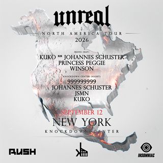 flyer for UNREAL NA TOUR: NEW YORK