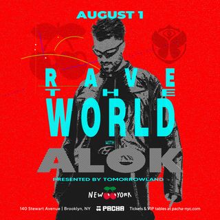 flyer for Alok presents Rave The World