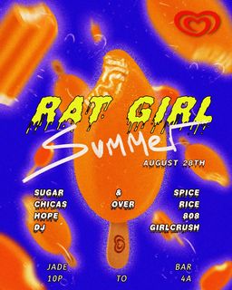 flyer for Rat Girl Summer