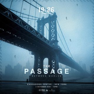 flyer for 19:26 presents The Passage Between Worlds
