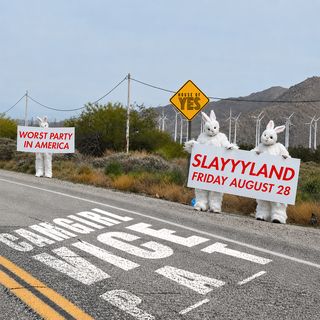 flyer for Slayyyland: CAM GIRL, Vice, P_A_T