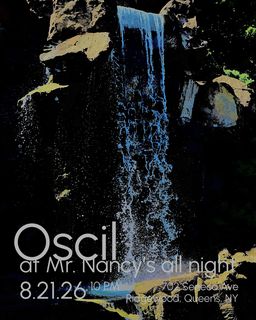 flyer for Oscil All Night Long