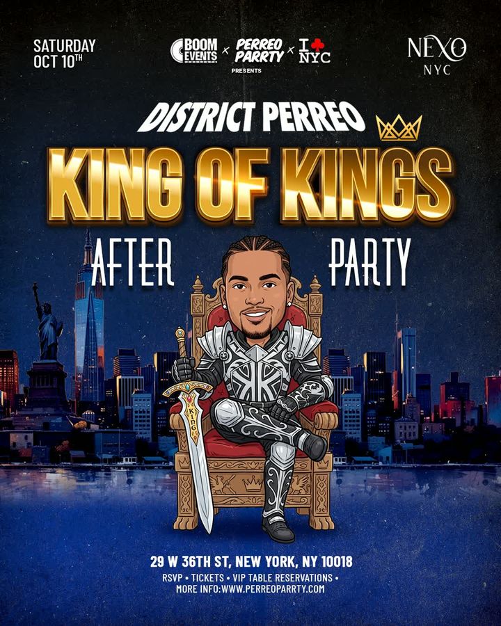 Flyer for King of Kings Reggaeton Party Nightclub