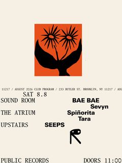 flyer for BAE BAE, Sevyn / Spiñorita, Tara / SEEPS