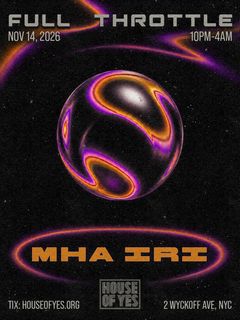 flyer for Full Throttle: Mha Iri, Duck Trash & BEARCAT