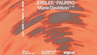 flyer for House Of PAURRO x Magic City: Marie Davidson, Jubilee x PAURRO