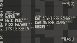 flyer for Orson, CatLadyHi, Bahng, Ramon, Eric Modz, Miss Hazard + more