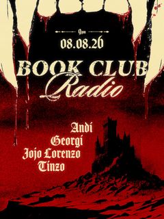 flyer for Book Club Radio Meeting #38 Dracula's Castle
