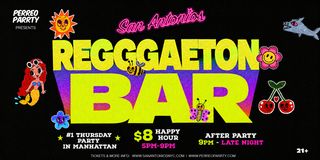flyer for #1 REGGAETON BAR in Manhattan Party, Latin Thursday Night