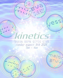 flyer for Kinetics