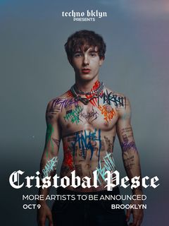 flyer for Techno Brooklyn presents Cristobal Pesce