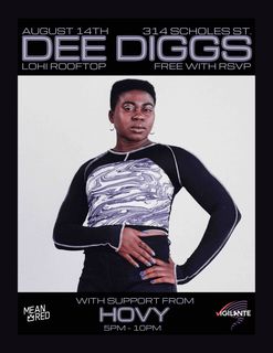 flyer for Dee Diggs: LoHi Rooftop