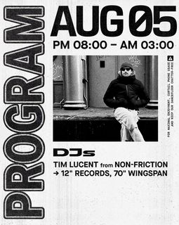 flyer for Outer Heaven presents: Tim Lucent