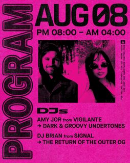 flyer for Outer Heaven presents: Amy Jor + Connie