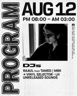 flyer for Outer Heaven presents: RAAUL