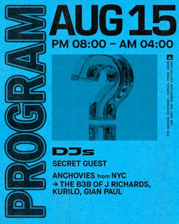 flyer for Outer Heaven presents: Secret Guest
