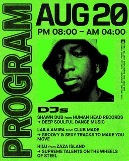 flyer for Outer Heaven presents: Shawn Dub