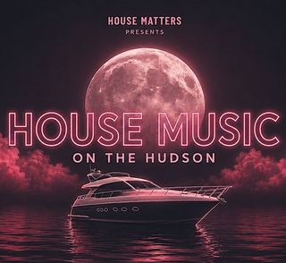flyer for House Music on the Hudson Boat Party Yacht Cruise NYC