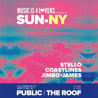 flyer for MI4L presents SUN•NY - FREE WITH RSVP