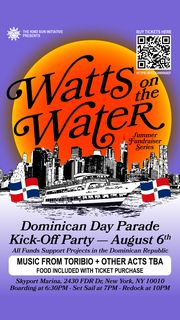 flyer for Dominican Day Parade Kick Off Party Fundraiser