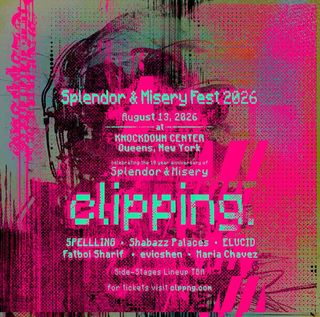 flyer for clipping., SPELLLING, Shabazz Palaces +: Splendor & Misery Fest