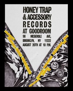 flyer for Honey Trap & Accessory Records: Titonton Duvante (live), Rose Kourts, Amelia Holt + more