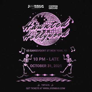 flyer for NYC Halloween Common Ground Halloween Party 10/31