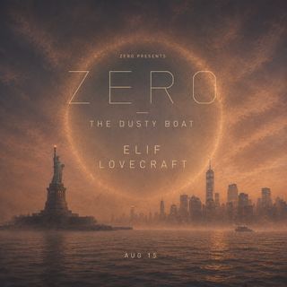 flyer for Zero presents: The Dusty Boat with ELIF