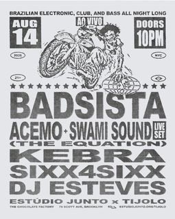 flyer for Estúdio Junto x TIJOLO: AO VIVO 010
