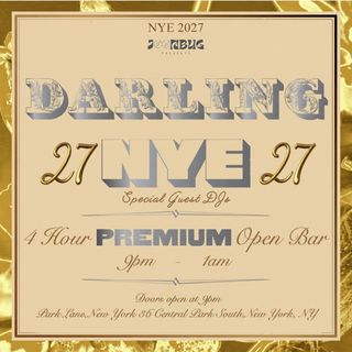 flyer for Darling Rooftop NYE 27