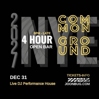 flyer for Common Ground NYE 27 NYC