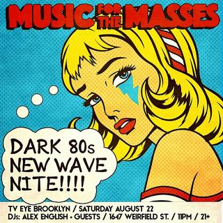 flyer for Music for the Masses