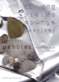 flyer for Pebbles