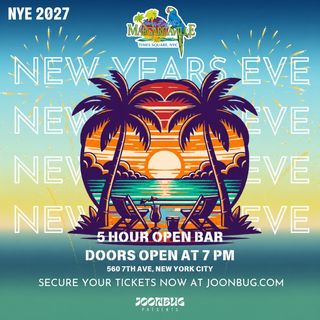 flyer for Margaritaville Times Square Gala In Paradise NYE 27