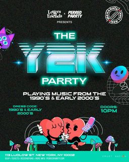 flyer for THE Y2K Parrty at the Legendary Mehanata NYC - 18