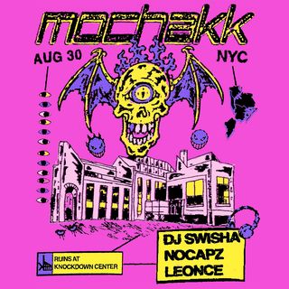 flyer for Mochakk, DJ SWISHA, nocapz., Leonce