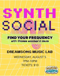 flyer for Synth Social