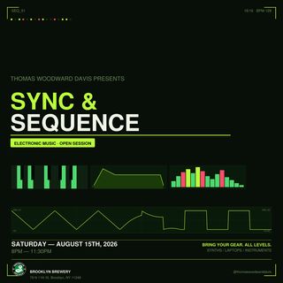 flyer for Sync & Sequence